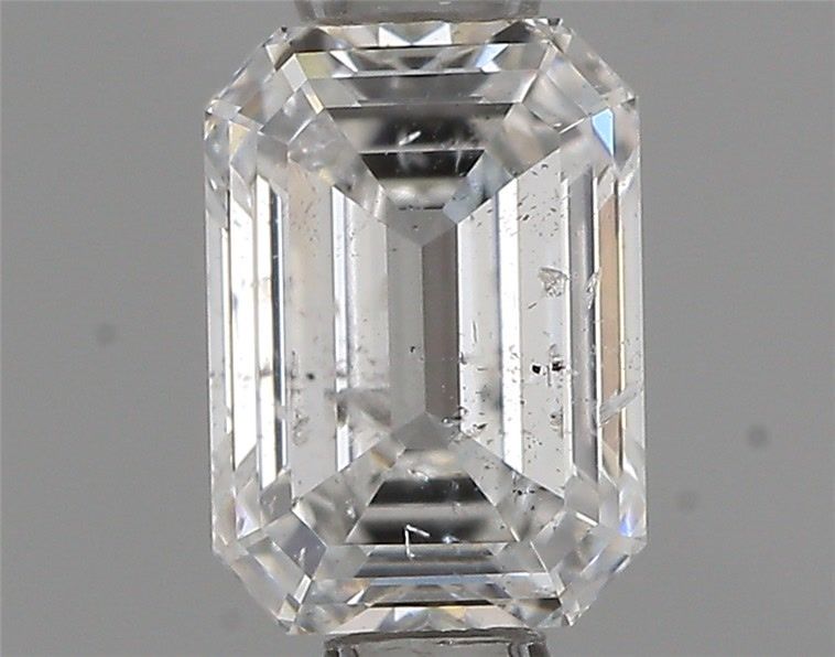 0.71ct Emerald E SI2 Natural Diamond