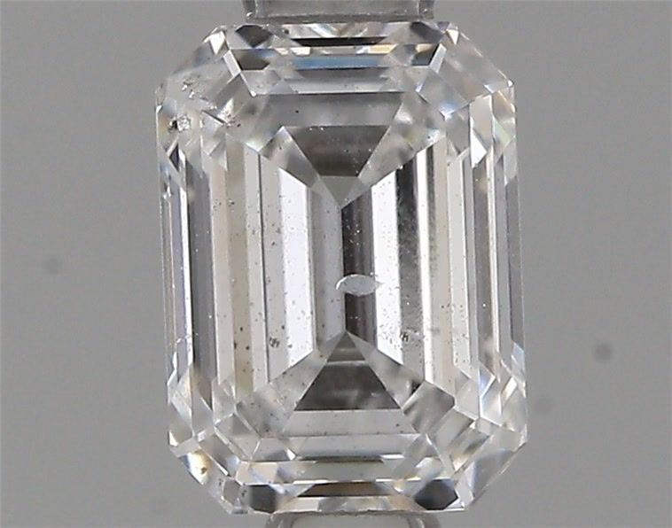 0.71ct Emerald E SI2 Natural Diamond
