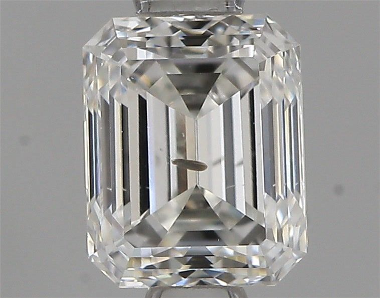 0.73ct Emerald E SI1 Natural Diamond