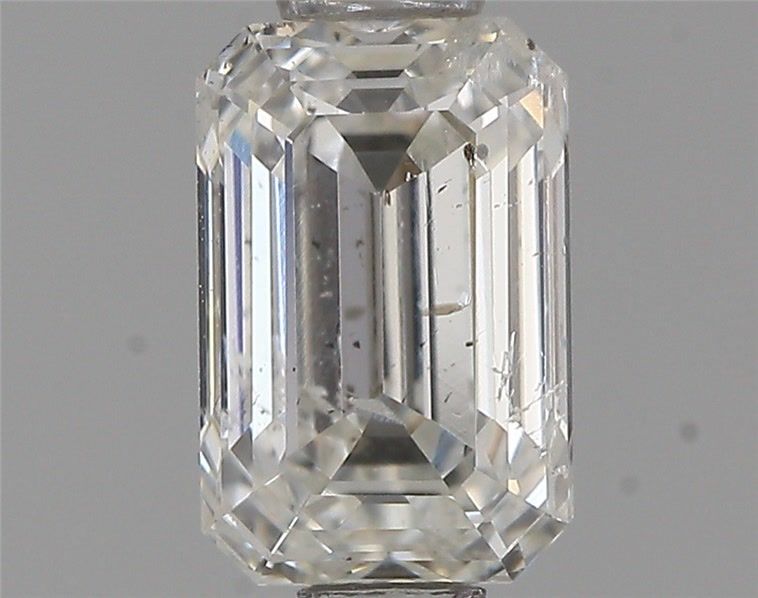 0.92ct Emerald F SI2 Natural Diamond