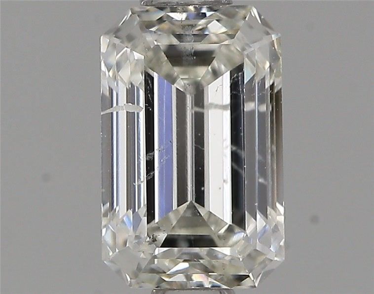 0.92ct Emerald H SI2 Natural Diamond