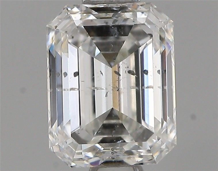 0.92ct Emerald F SI2 Natural Diamond