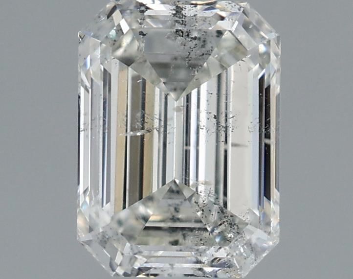 0.96ct Emerald H SI2 Natural Diamond