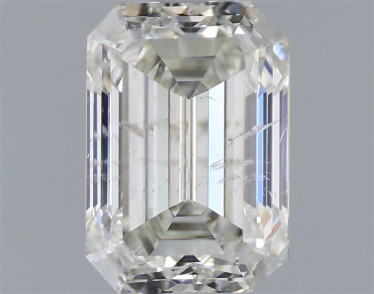 0.97ct Emerald H SI2 Natural Diamond