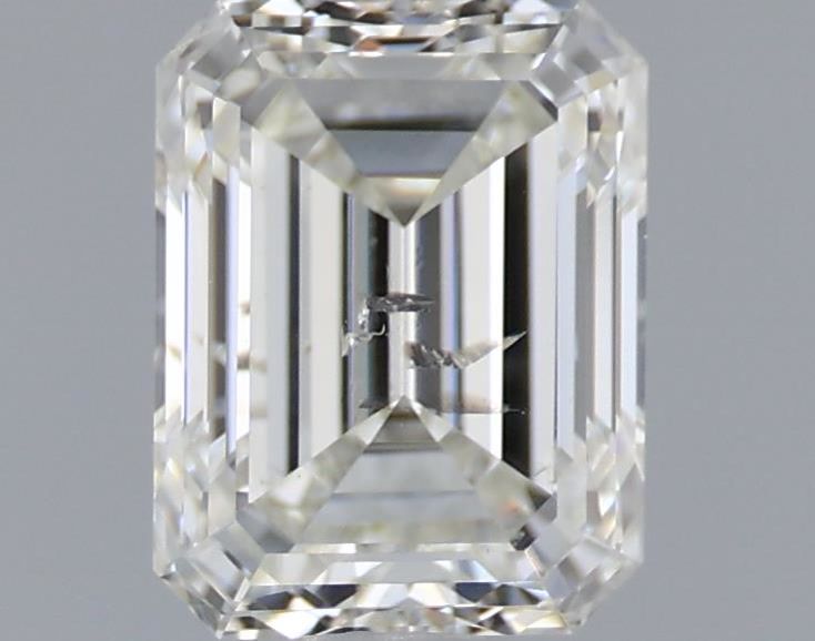 0.96ct Emerald H SI2 Natural Diamond