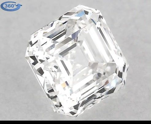1.01ct Asscher E SI1 Natural Diamond