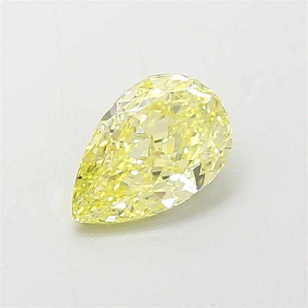 0.65ct Fancy Yellow Pear Natural Diamond