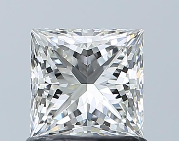 0.91ct Princess H FL Natural Diamond