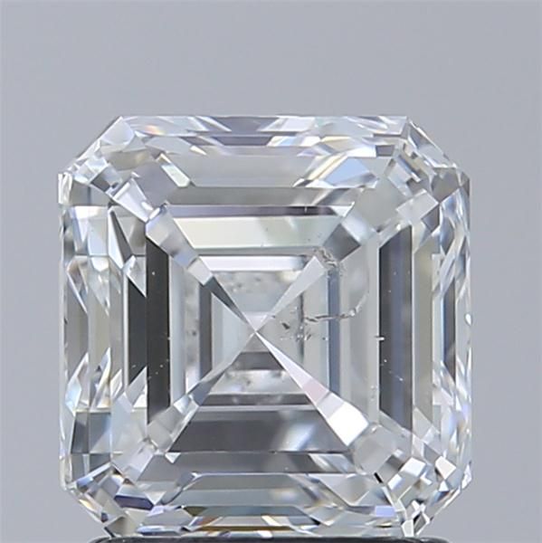 1.7ct Asscher E SI2 Natural Diamond