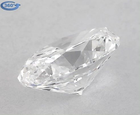 0.91ct Oval D VS1 Natural Diamond