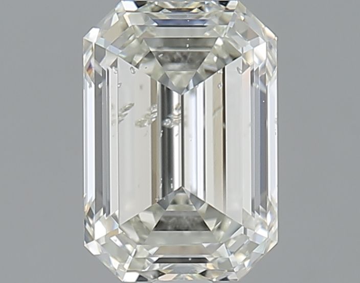 1.7ct Emerald J SI2 Natural Diamond