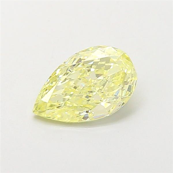 0.68ct Fancy Yellow Pear Natural Diamond