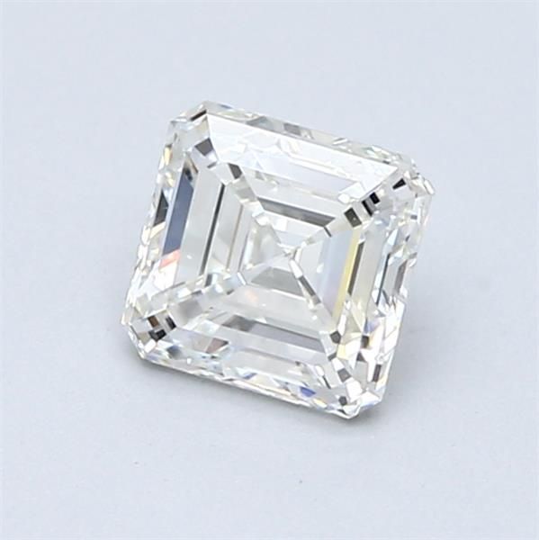 0.9ct Asscher H SI1 Natural Diamond