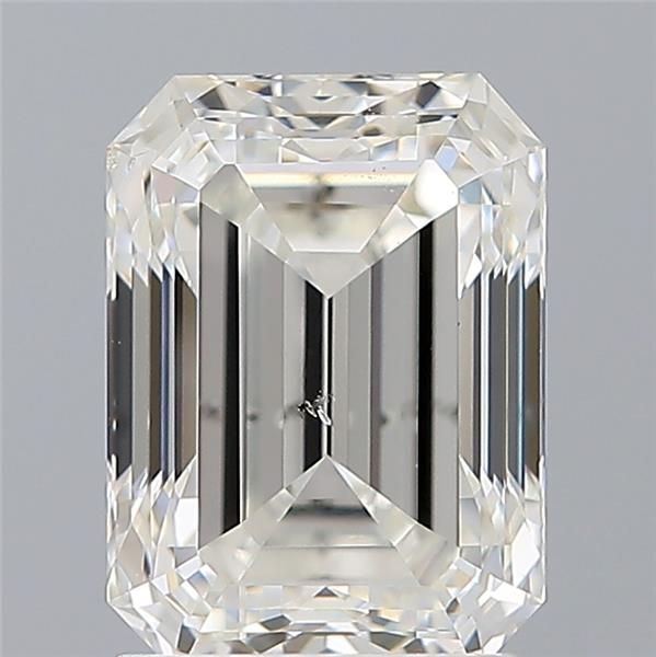 1.7ct Emerald G SI1 Natural Diamond