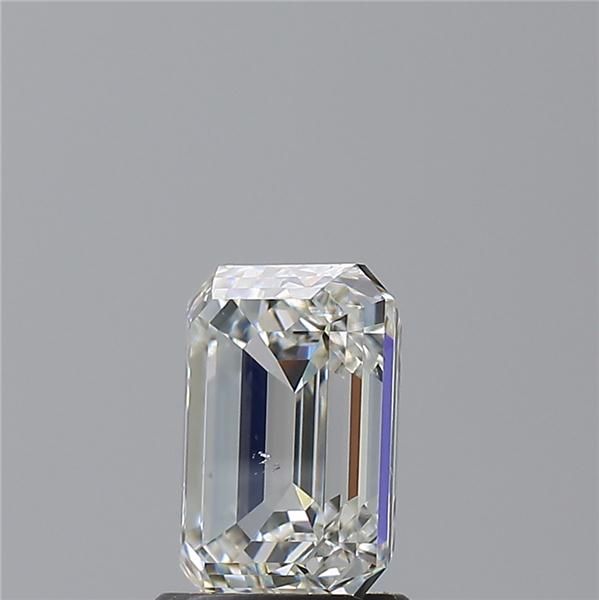 1.8ct Emerald H SI1 Natural Diamond