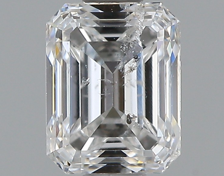 0.78ct Emerald E SI2 Natural Diamond
