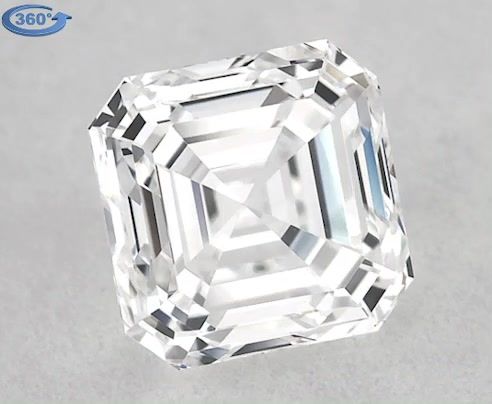 0.77ct Asscher E VS1 Natural Diamond
