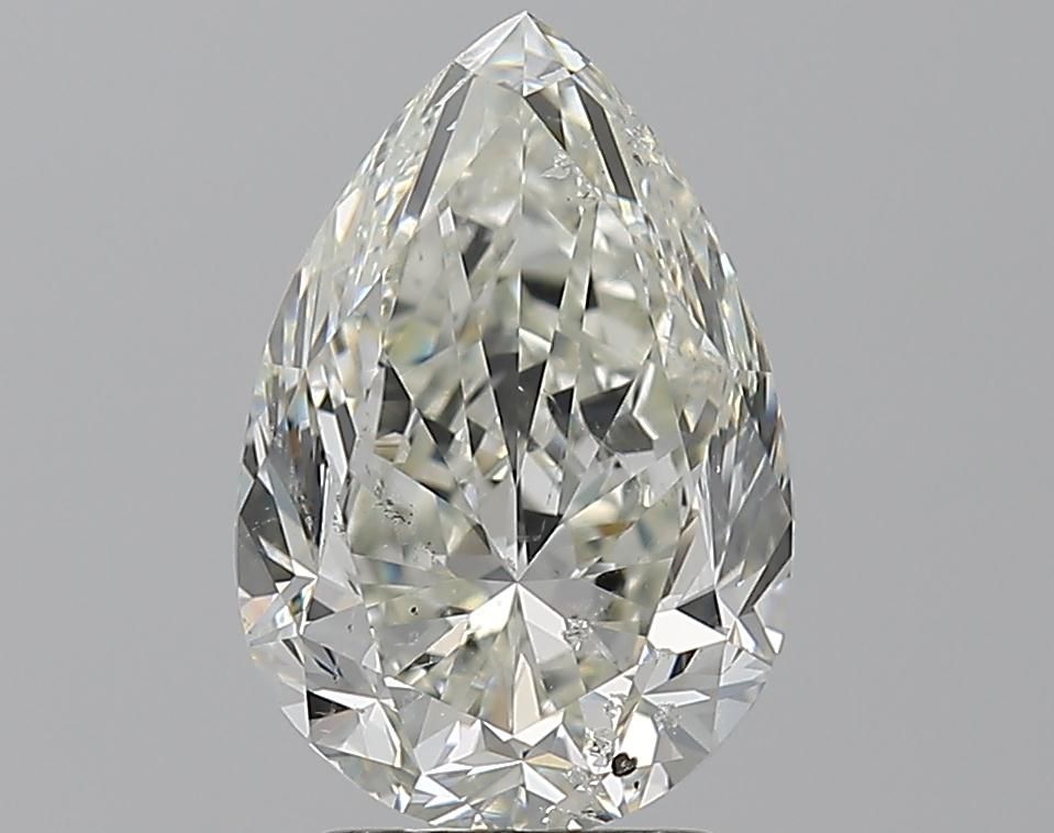 3ct Pear J SI2 Natural Diamond