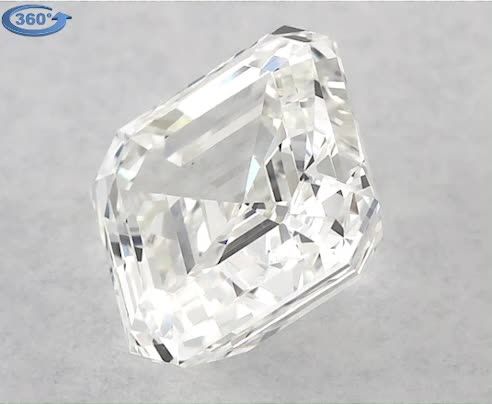0.91ct Asscher I VS1 Natural Diamond