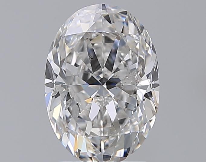 2.01ct Oval F SI2 Natural Diamond