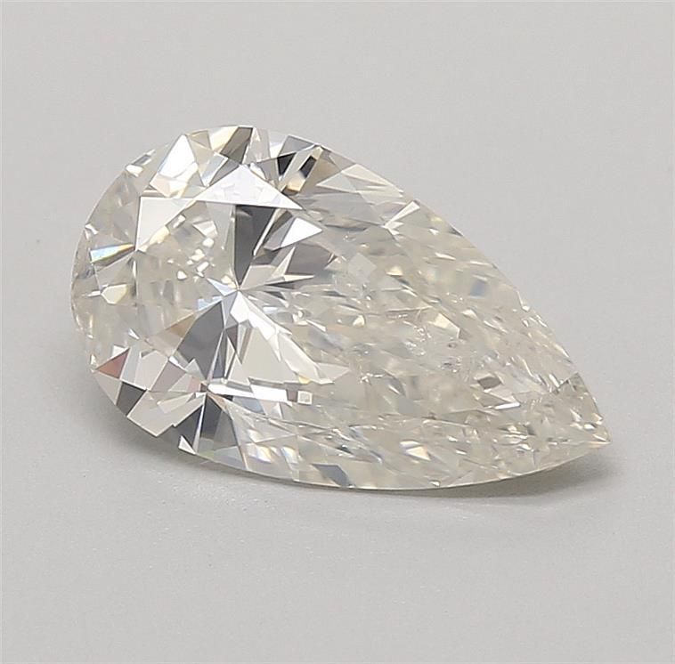 2.5ct Pear I SI2 Natural Diamond