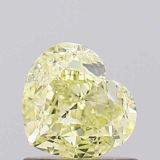 1ct Fancy Yellow Heart Natural Diamond