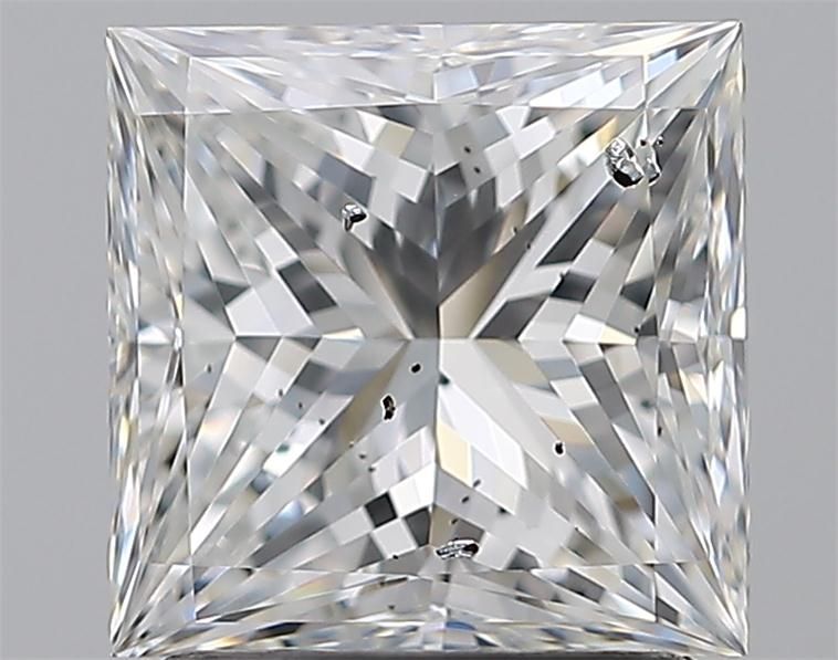 2.01ct Princess F SI2 Natural Diamond