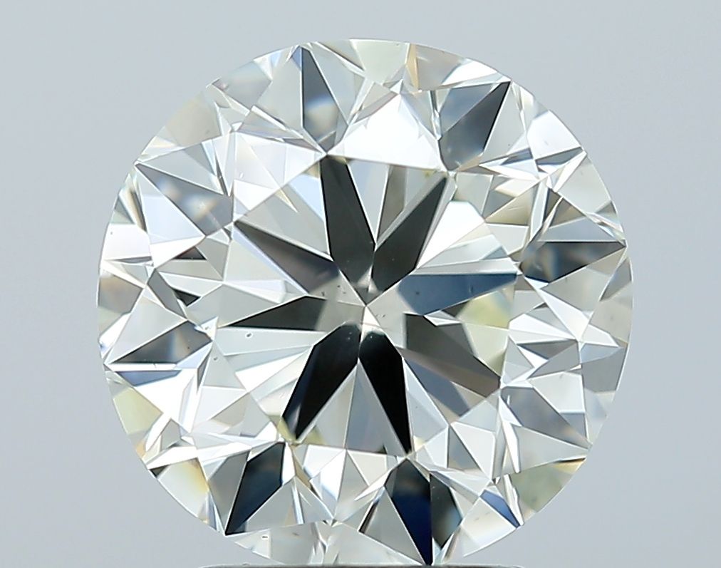 3ct Round J SI1 Natural Diamond