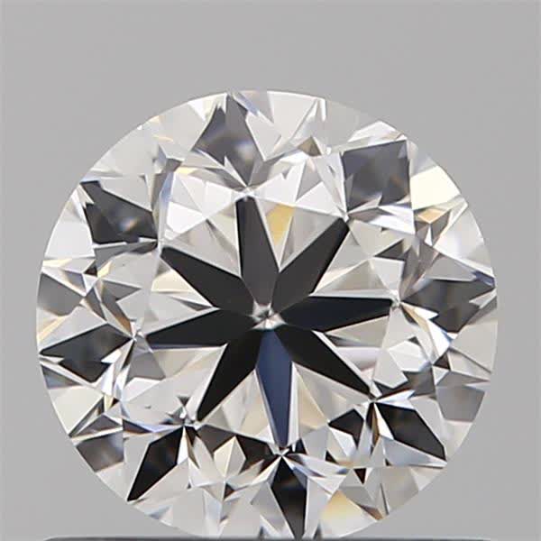 0.7ct Round F VVS2 Natural Diamond