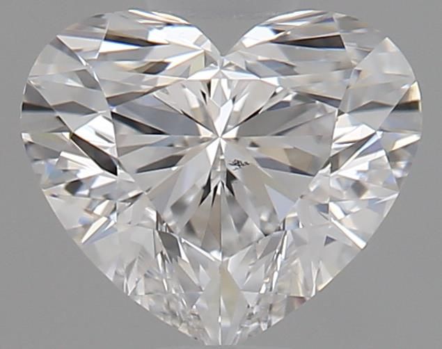 0.63ct Heart D SI1 Natural Diamond