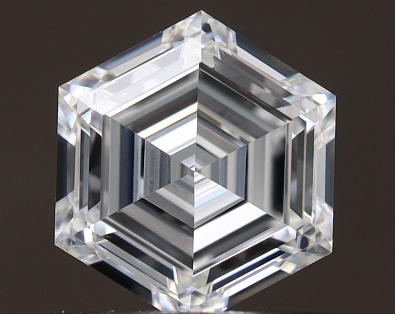 0.56ct Hexagonal D VS2 Natural Diamond
