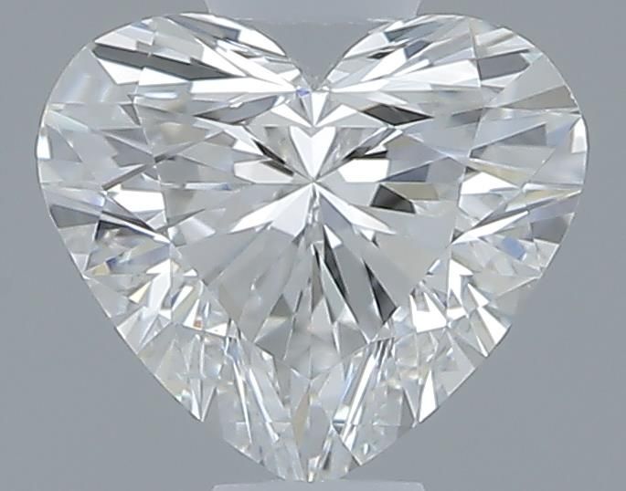 0.51ct Heart F VVS1 Natural Diamond