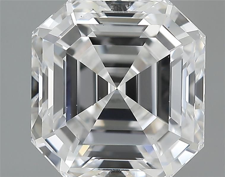3.08ct Asscher D VS2 Natural Diamond