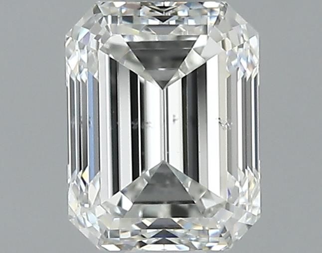 0.9ct Emerald H SI1 Natural Diamond
