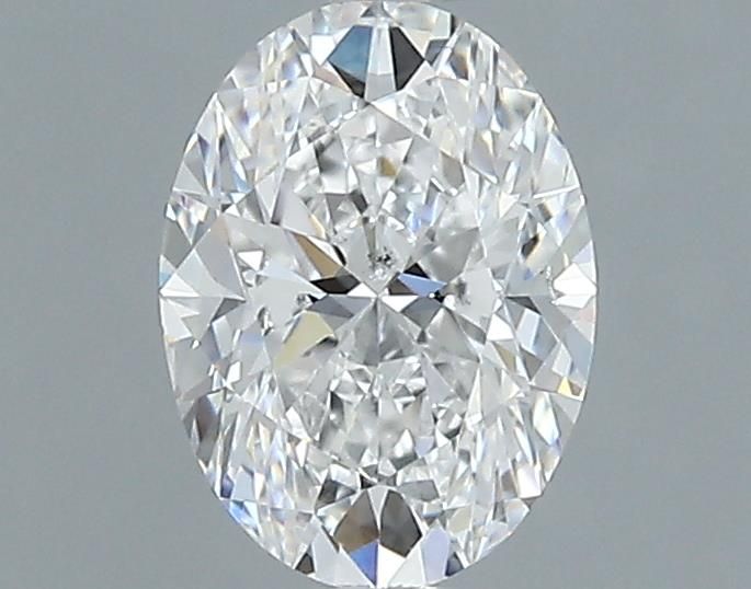 0.7ct Oval D SI2 Natural Diamond