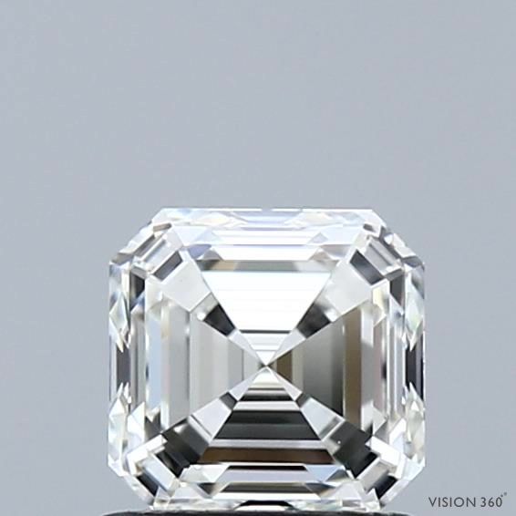 1.01ct Asscher K VVS2 Natural Diamond