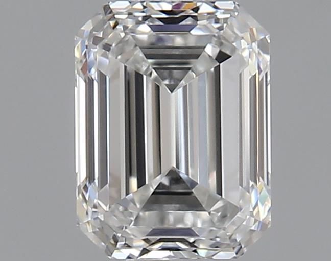 0.7ct Emerald F IF Natural Diamond