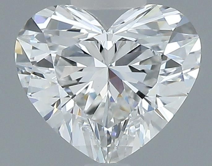 0.52ct Heart F VS1 Natural Diamond