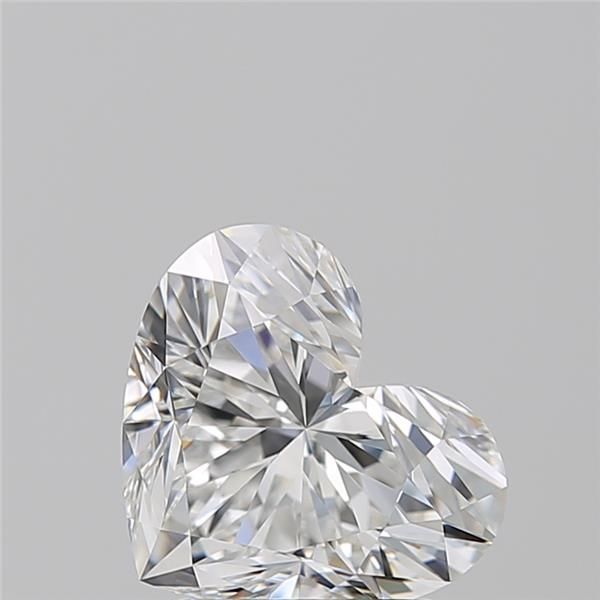 2.03ct Heart F IF Natural Diamond