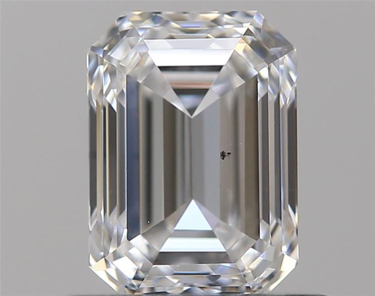 0.7ct Emerald D SI1 Natural Diamond