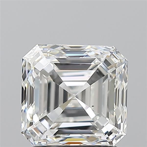 2.01ct Asscher F VS2 Natural Diamond