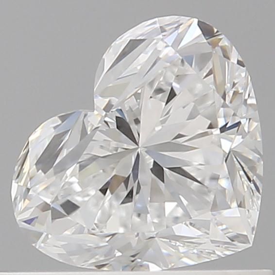 0.7ct Heart D VVS1 Natural Diamond