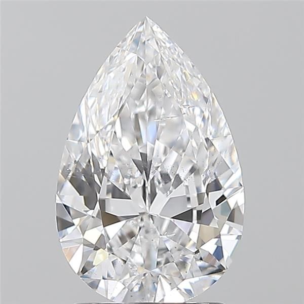 1.7ct Pear D SI2 Natural Diamond