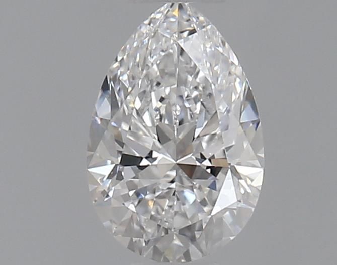 0.53ct Pear D IF Natural Diamond
