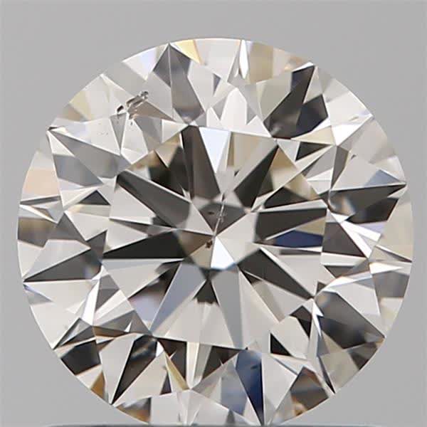 0.9ct Round K SI1 Natural Diamond