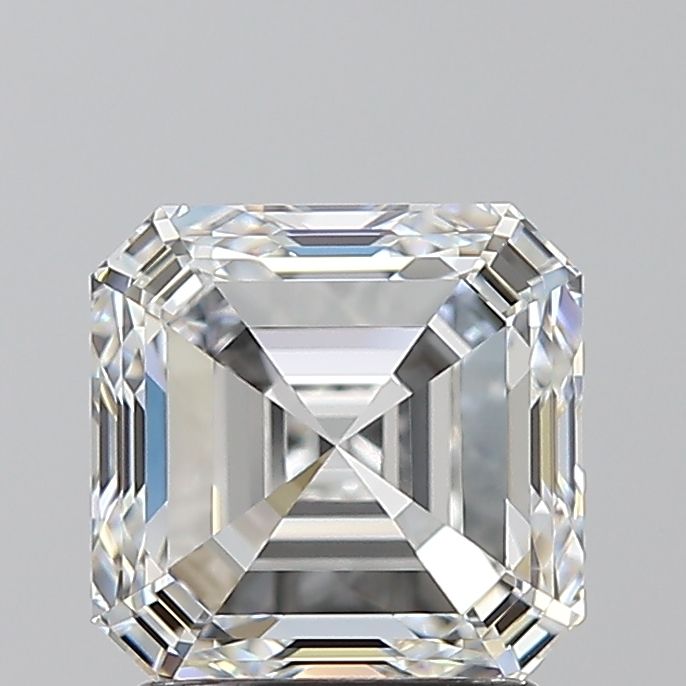 2.06ct Asscher F VVS2 Natural Diamond