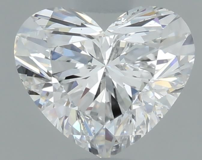 0.7ct Heart D SI1 Natural Diamond