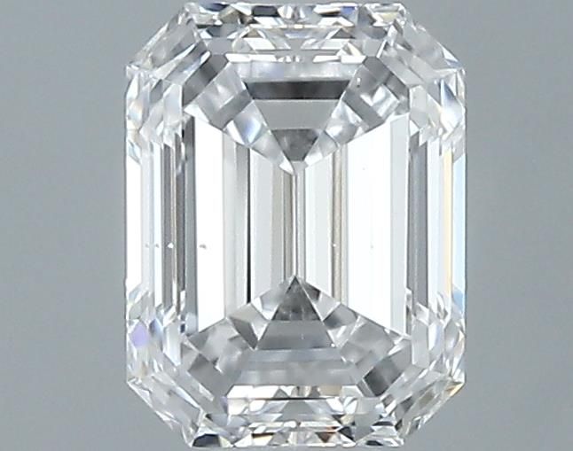 0.7ct Emerald D SI1 Natural Diamond