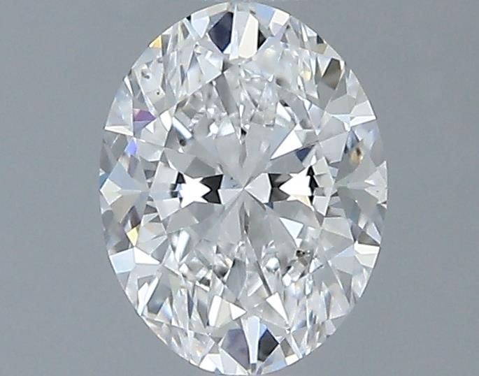 0.81ct Oval D SI1 Natural Diamond