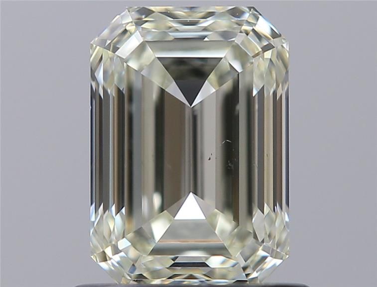 0.91ct Emerald L SI1 Natural Diamond